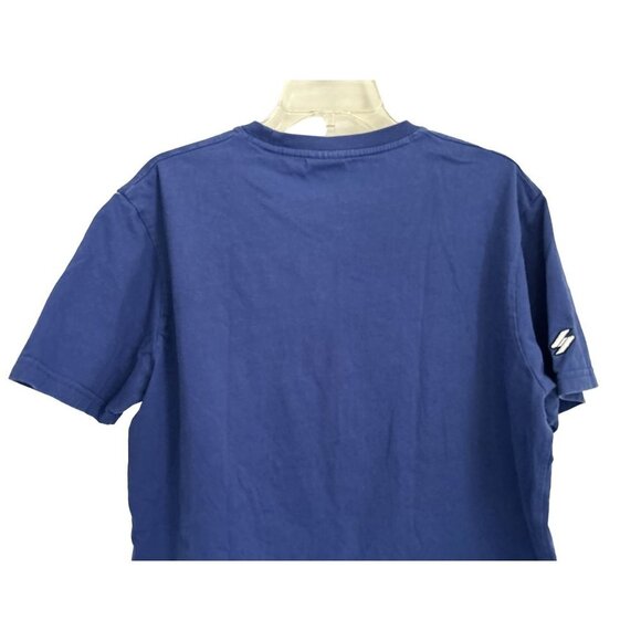 Men's Large Superdry Blue Cotton Tee T-Shirts - Picture 3 of 6